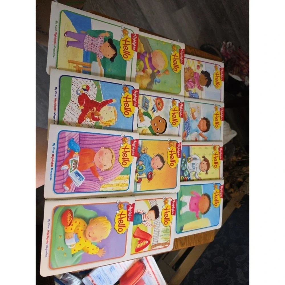 Highlights Hello Magazine for Babies/Toddlers Wipe-Off Tearproof‎ LOT OF 12